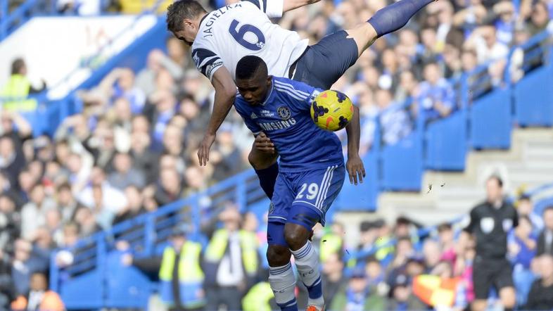 Eto'o Jagielka Chelsea Everton EPL