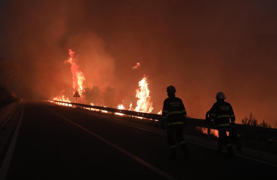 Požar na Hrvaškem, Tučepi | Avtor: Pixsell