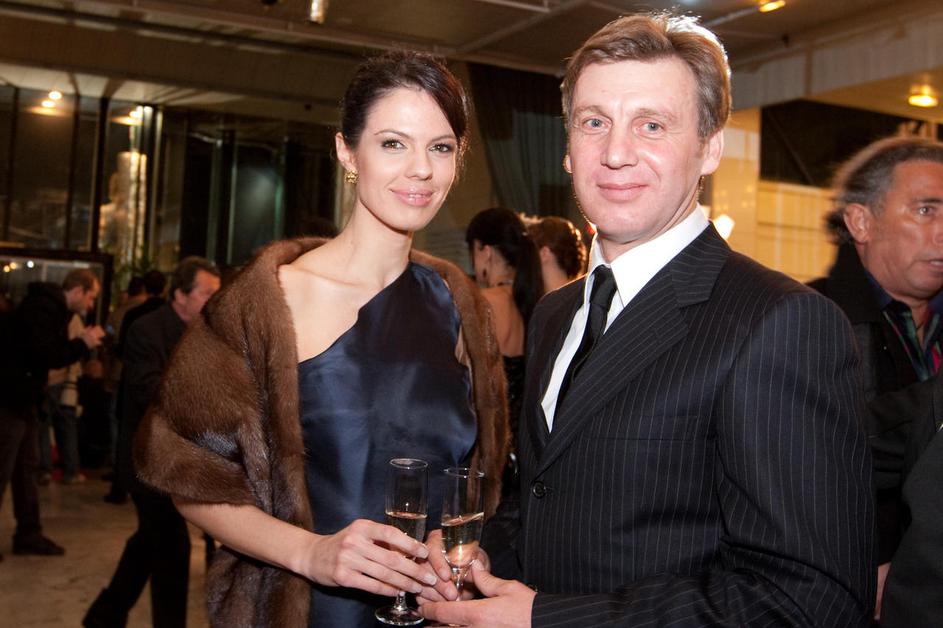 Sabina s partnerjem Tomažem Kraljem. (Foto: Katja Kodba / Mediaspeed)