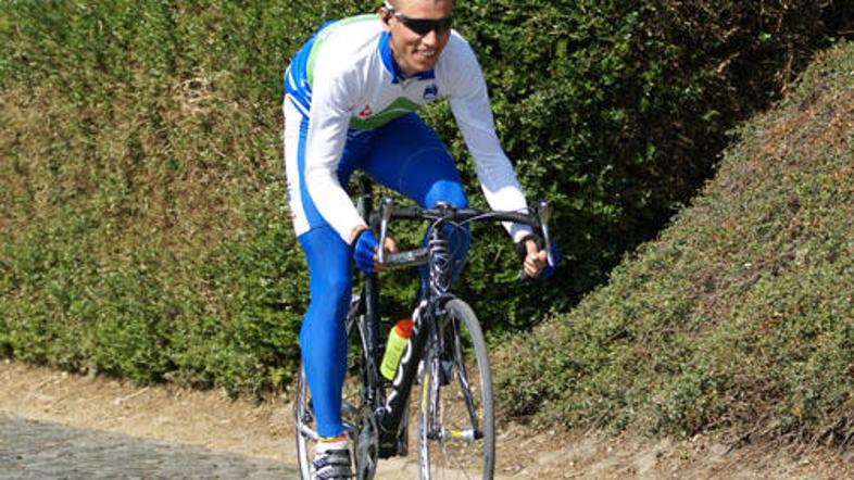 Kristjan Koren, ki brani barve Perutnine iz Ptuja je dobil peto etapo na dirki p