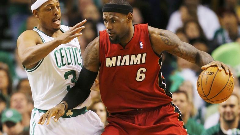 Pierce James Miami Heat Bostno Celtics NBA