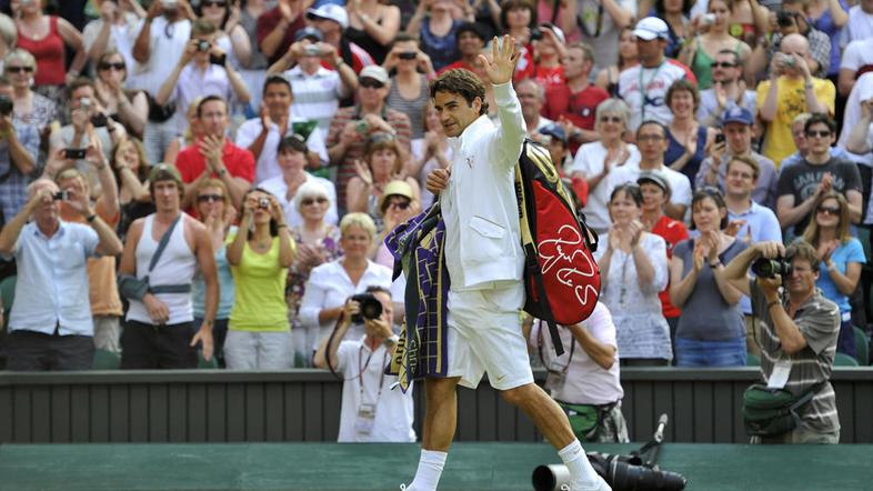 Roger Federer se v drugem kolu ni preveč namučil. (Foto: Reuters)