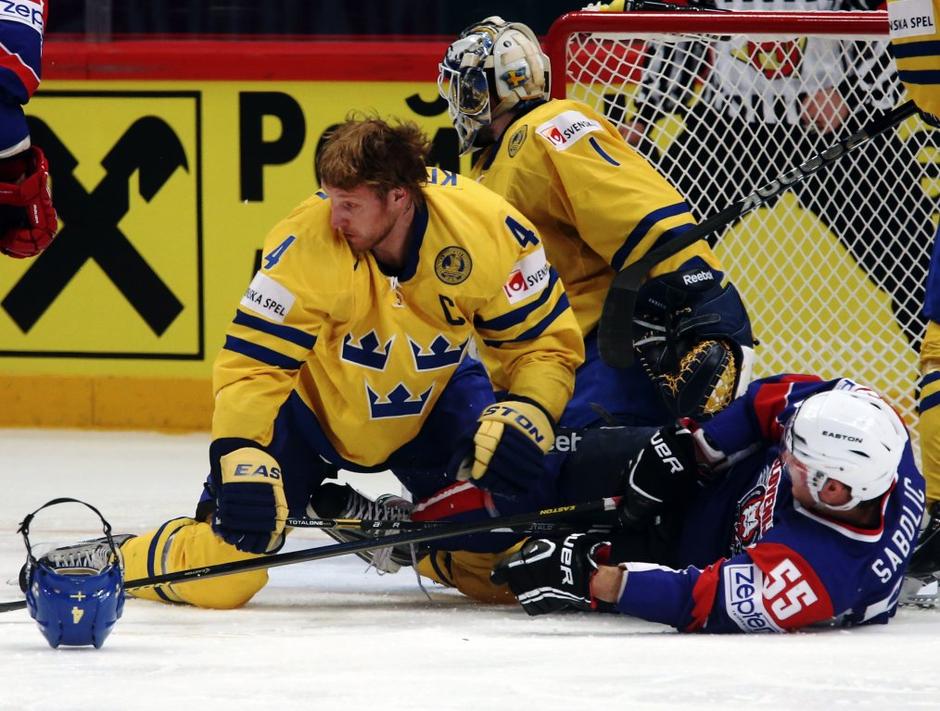 kronwall sabolič enroth slovenija švedska sp elitne divizije | Avtor: Reuters