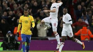 (Anglija - Brazilija) Lampard Welbeck Lucas Moura