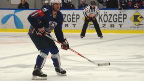 Greg Kužnik je prispeval podajo za edini slovenski zadetek. (Foto: HZS)