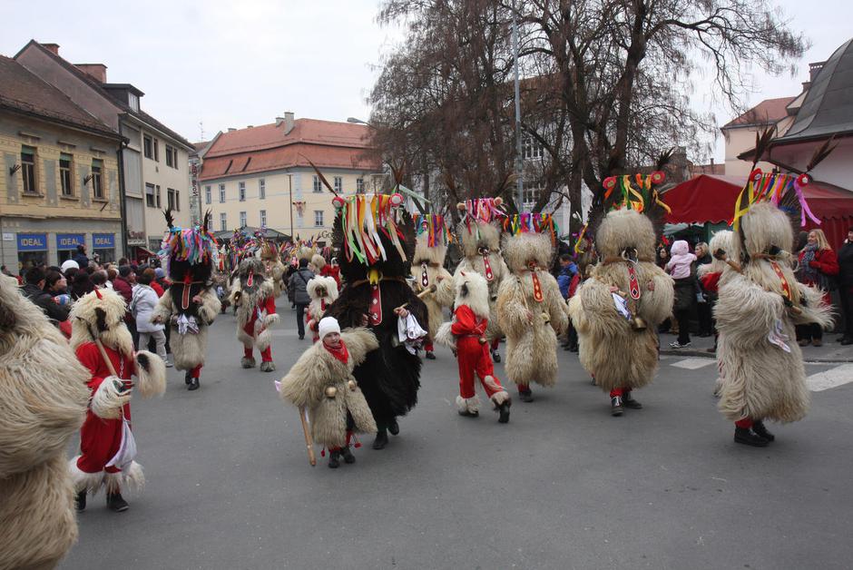 Na Ptuju se je zbralo 28 skupin oziroma 650 posameznih kurentov. (Foto: Mediaspe | Avtor: Žurnal24 main