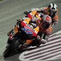 V prvi polovici dirke je Pedrosa sledil Stonerju, nato pa povsem popustil. (Foto