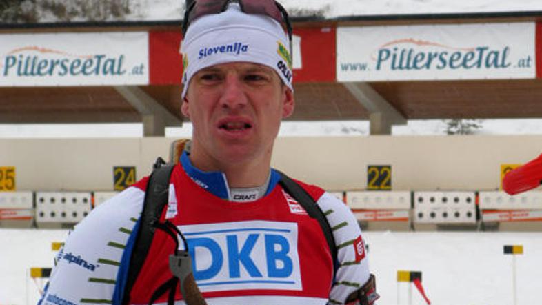 S streljanjem je bil Marič sorazmerno zadovoljen, s smučmi pač ne.