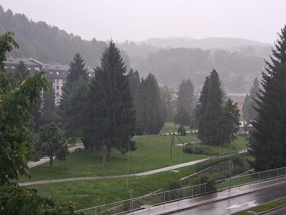 nevihta naliv dež Trbovlje | Avtor: Žurnal24 
