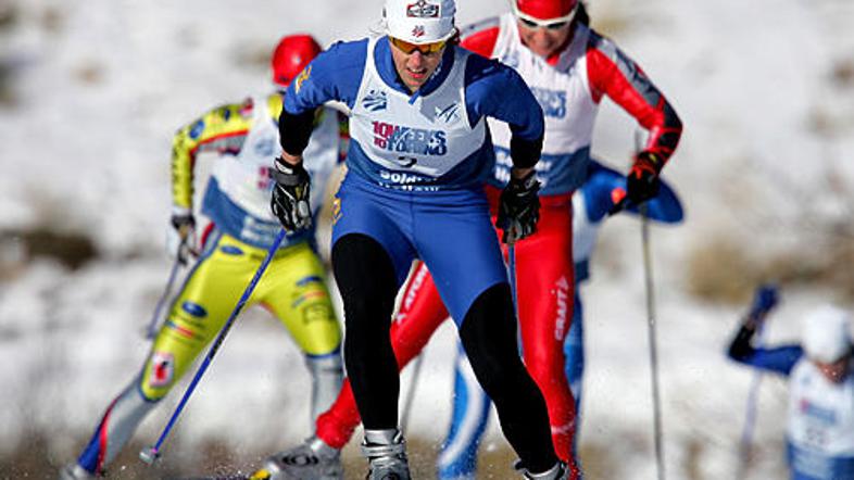 Kikkan Randall je slavila zmago pri ženskah.