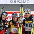 Justyna Kowalczyk, Marit Bjoergen in Petra Majdič