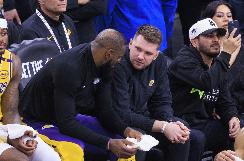 LeBron James Luka Dončić LA Lakers | Avtor: Profimedia