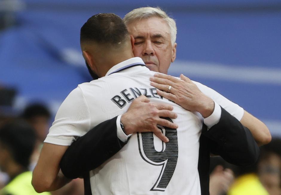 Benzema Ancelotti | Avtor: Epa