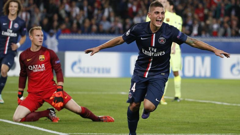 Verratti Ter Stegen PSG Barcelona Liga prvakov