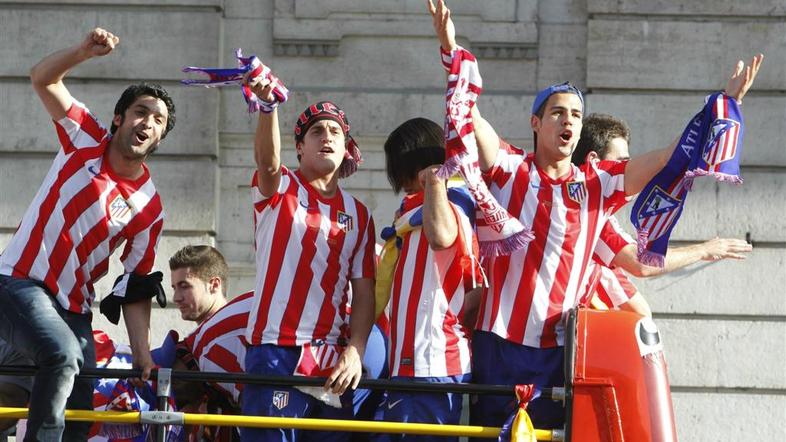 Arda Turan Atletico Madrid Evropska liga pokal trofeja naslov proslava