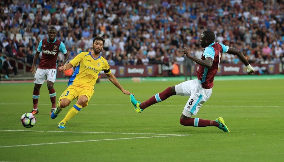 West Ham, Domžale, Lucas Horvat, Cheikhou Kouyate | Avtor: Profimedias