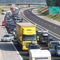 Kolone na avtocesti Ptuj