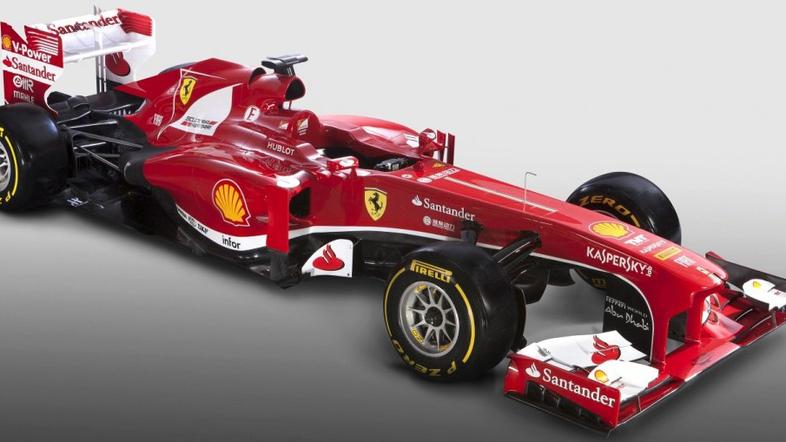 Ferrari F138 dirkalnik formula 1 predstavitev sezona 2013/14