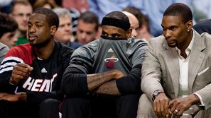 Wade James Bosh Boston Celtics Miami Heat NBA klop