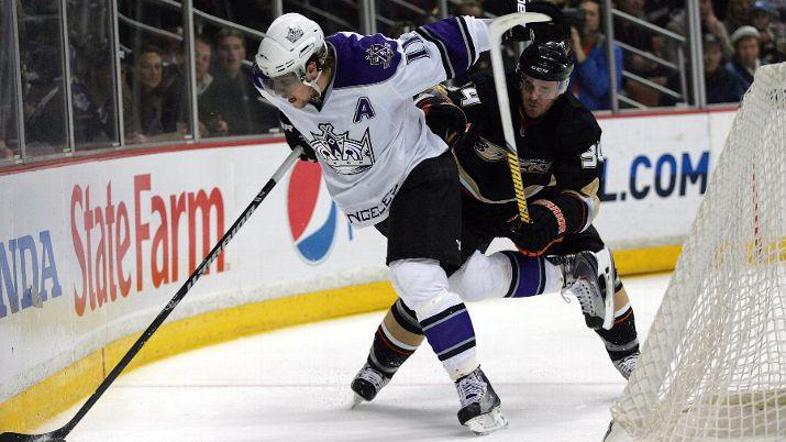 Kopitar je dosegel gol, a bil s Kralji na koncu tekme poražen. (Foto: Getty Imag