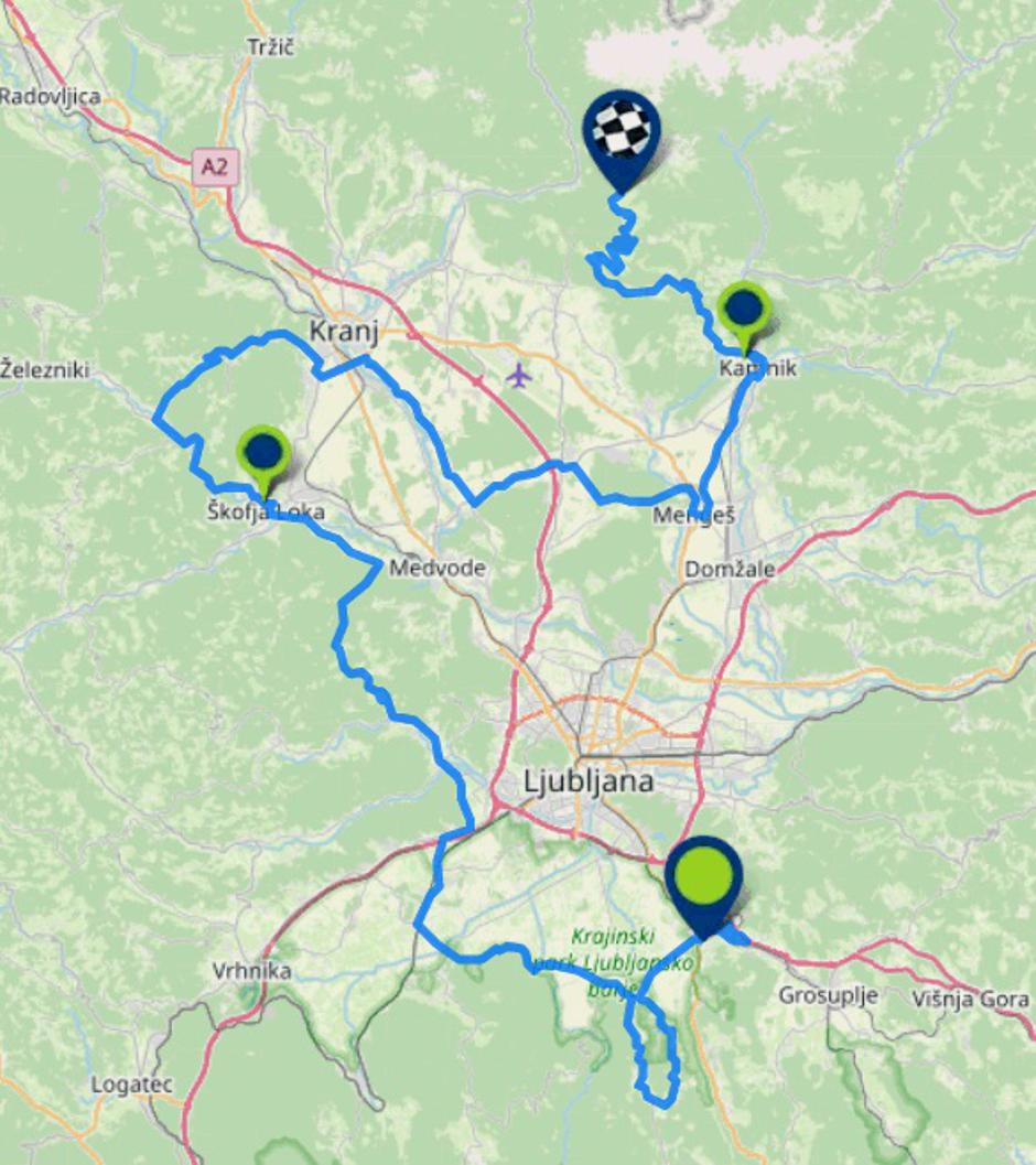4. etapa kolesarske dirke po Sloveniji 2024, Gorenjska | Avtor: 