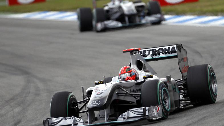 V Valencii je Michael Schumacher (Mercedes) končal na 15. mestu. (Foto: Reuters)