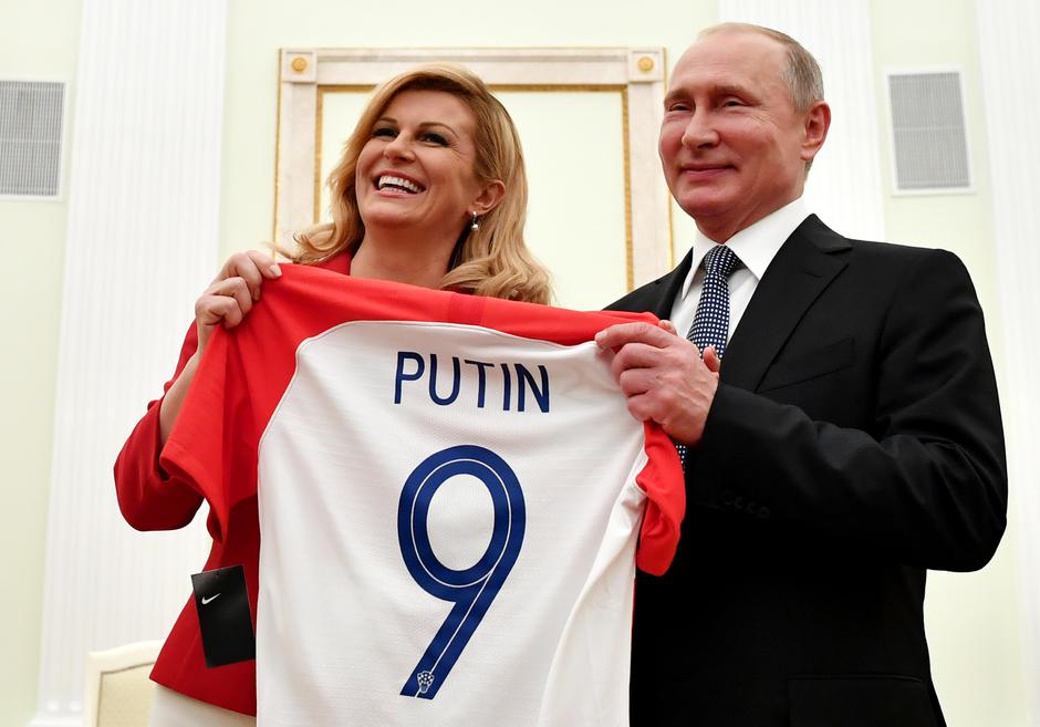Vladimir Putin, Kolinda Grabar Kitarović | Avtor: Epa