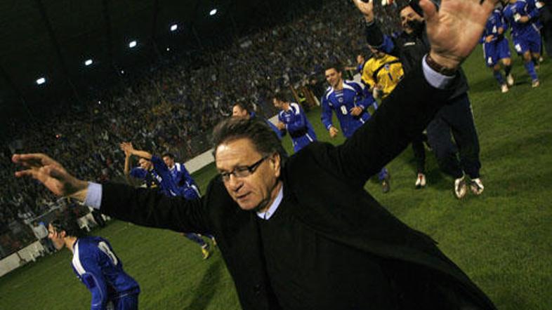 Miroslav Blažević je pred odhodom na Kitajsko vodil reprezentanco BiH. (Foto: Re