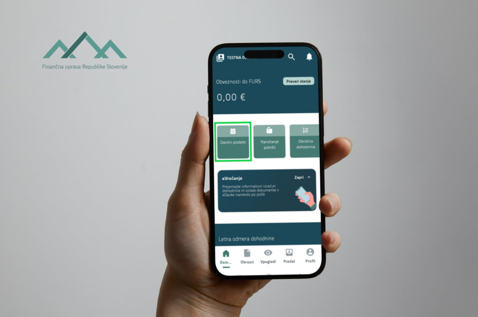 vpogled v davčne podatke