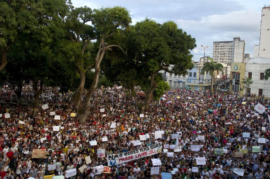 Protesti v Braziliji