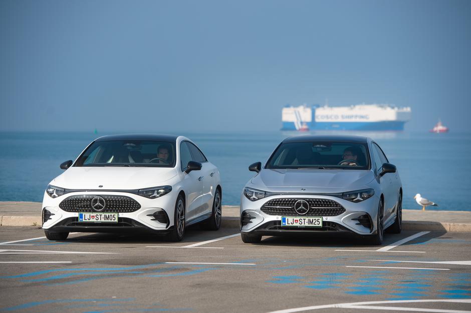 Primerjava: Mercedes-Benz CLA, hibrid in elektrika | Avtor: Anže Petkovšek
