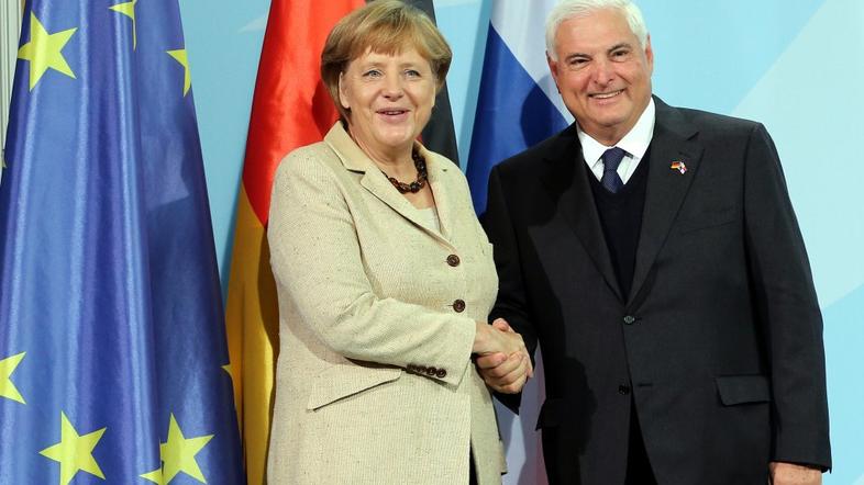 Ricardo Martinelli Angela Merkel