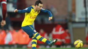 Cazorla West Ham Arsenal