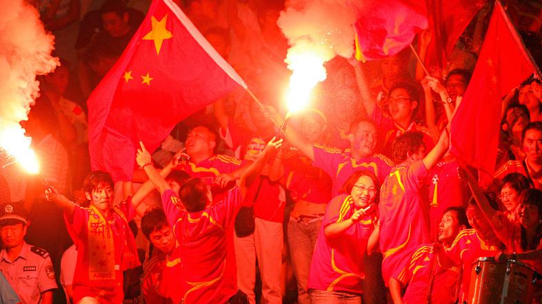 Kitajski navijači so lačni uspehov.
