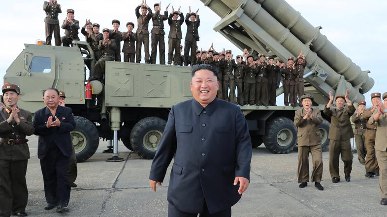 Kim Jong-un, testiranje raketometa