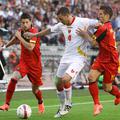 Jovanović Mirallas Mertens Belgija Črna gora prijateljska tekma Bruselj