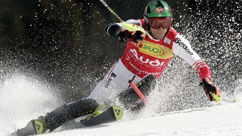 Avstrijec Mario Matt je ubranil prvo mesto tudi po drugi vožnji.