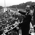 Martin Luther King na zborovanju 28. avgusta 1963, kjer je z Lincolnovega spomen