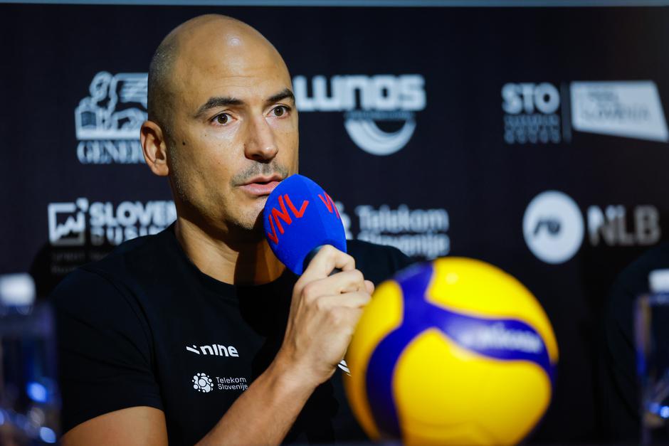 Liga narodov v Stožicah; tiskovna konferenca | Avtor: Volleyballworld