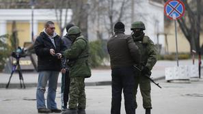 Ukrajina Krim ruski vojaki