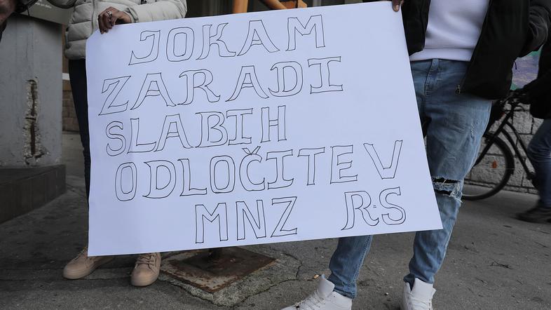 protest Eritrejske skupnosti Slovenije