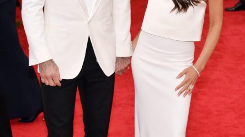 David Beckham in Victoria Beckham