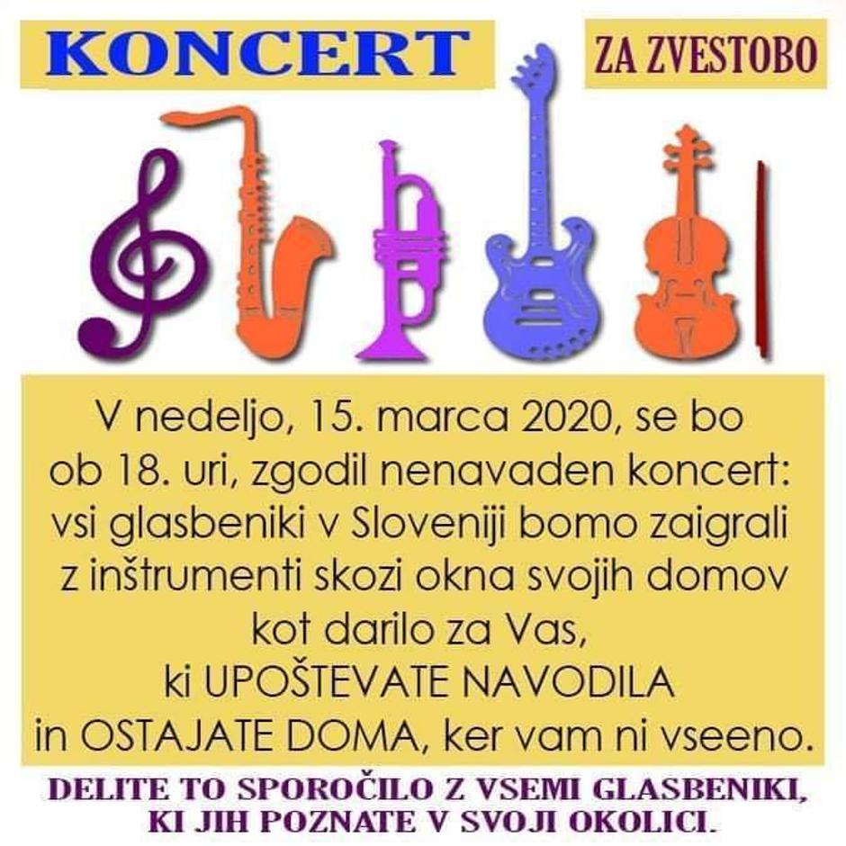 Koncert letak | Avtor: 