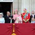 Princesa Charlotte in princ Charles na rojstnem dnevu Elizabete II.