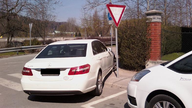 Podatkov o prekršku na fotografiji na mestnem redarstvu nimajo. (Foto: Bralec)