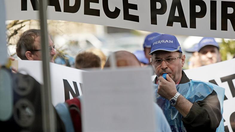 Protest Radeče Pergam