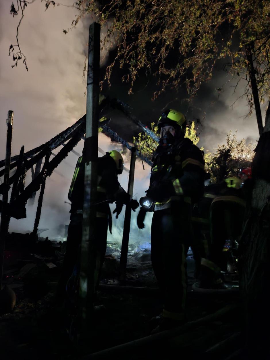 Požar, gasilci na delu | Avtor: PGD Skopice