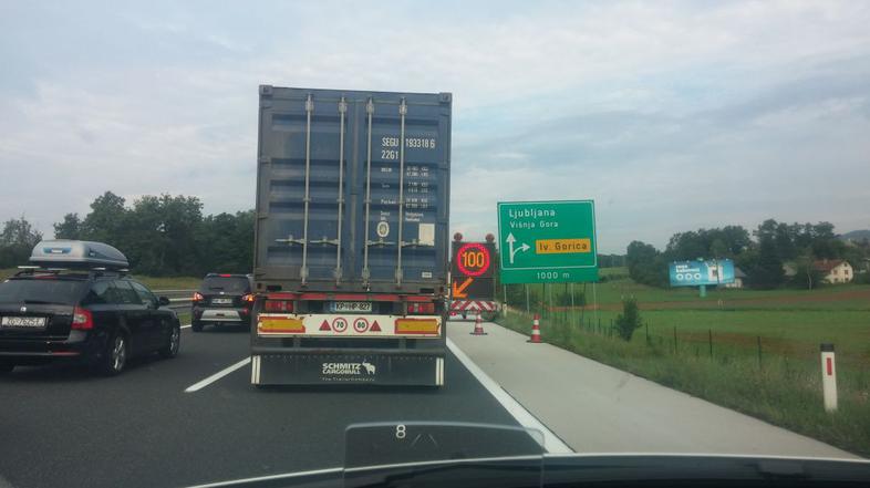 Dela na dolenjski avtocesti