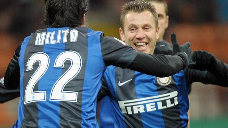 Cassano Milito Inter Milan Chievo Serie A Italija liga prvenstvo