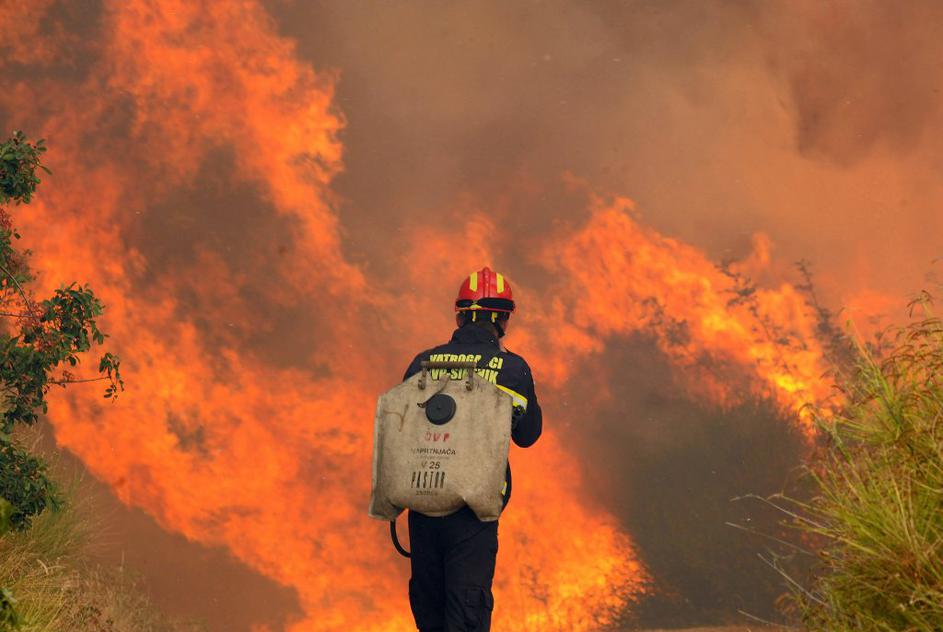 Požar na Hrvaškem